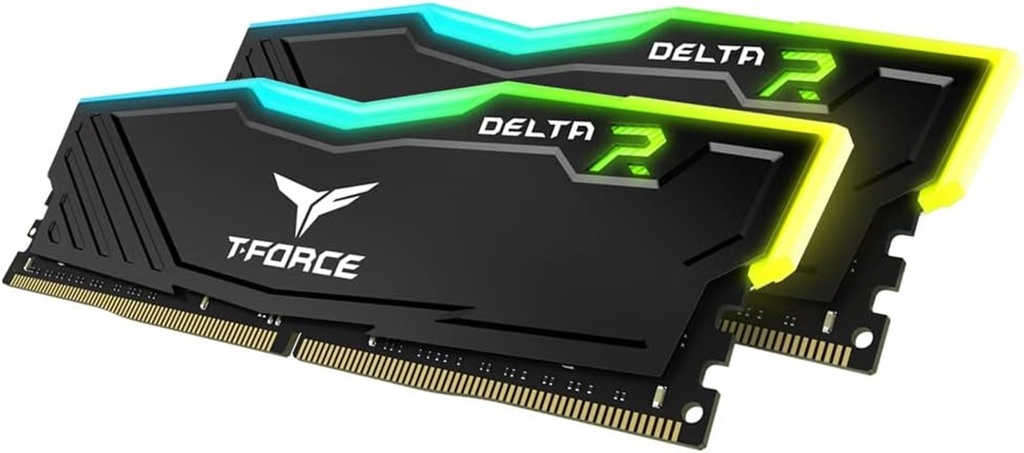 Kit Memoria RAM Team Group T-Force Delta RGB DDR4 3200MHz 32GB 2 x 16GB No-ECC CL16 XMP