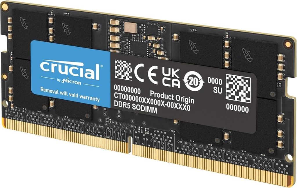 Memoria RAM Crucial DDR5 5600MHz 16GB ECC CL46 SO-DIMM