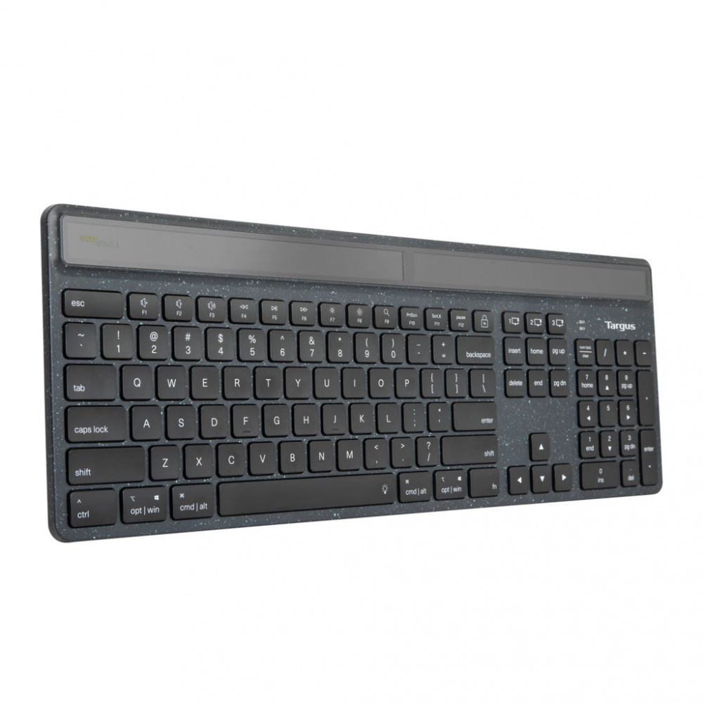 Teclado Targus Energy Harvesting EcoSmart Inalámbrico Bluetooth USB C