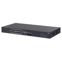 Switch Dahua Gigabit Ethernet DH-CS4218-16ET-135 16 Puertos 10/100 (PoE) + 2 Puertos 10/100/1000 + 2 Puertos SFP 135W 7.2Gbit/s 8000 Entradas Administrable