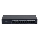 Switch Dahua PFS3110-8GT-65 8 Puertos Gigabit Ethernet PoE