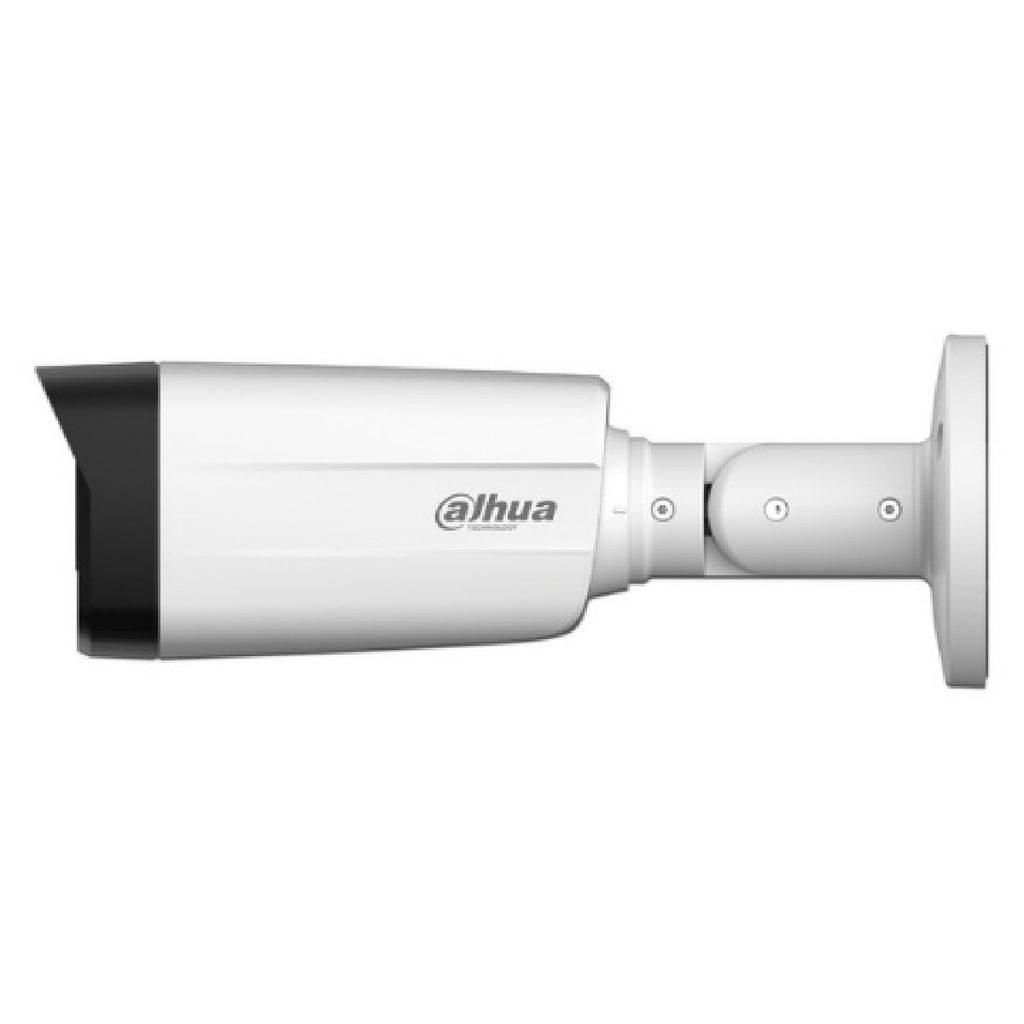 Cámara CCTV Bullet Dahua DH-HAC-HFW1801TMN-I8 8MP Lente Fijo 2.8mm 3840x2160p IR de Hasta 80m IP67