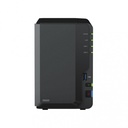 Servidor NAS DiskStation Synology DS223 de 2 Bahías Realtek RTD1619B 1.70GHz 2GB DDR4 3x USB 3.2