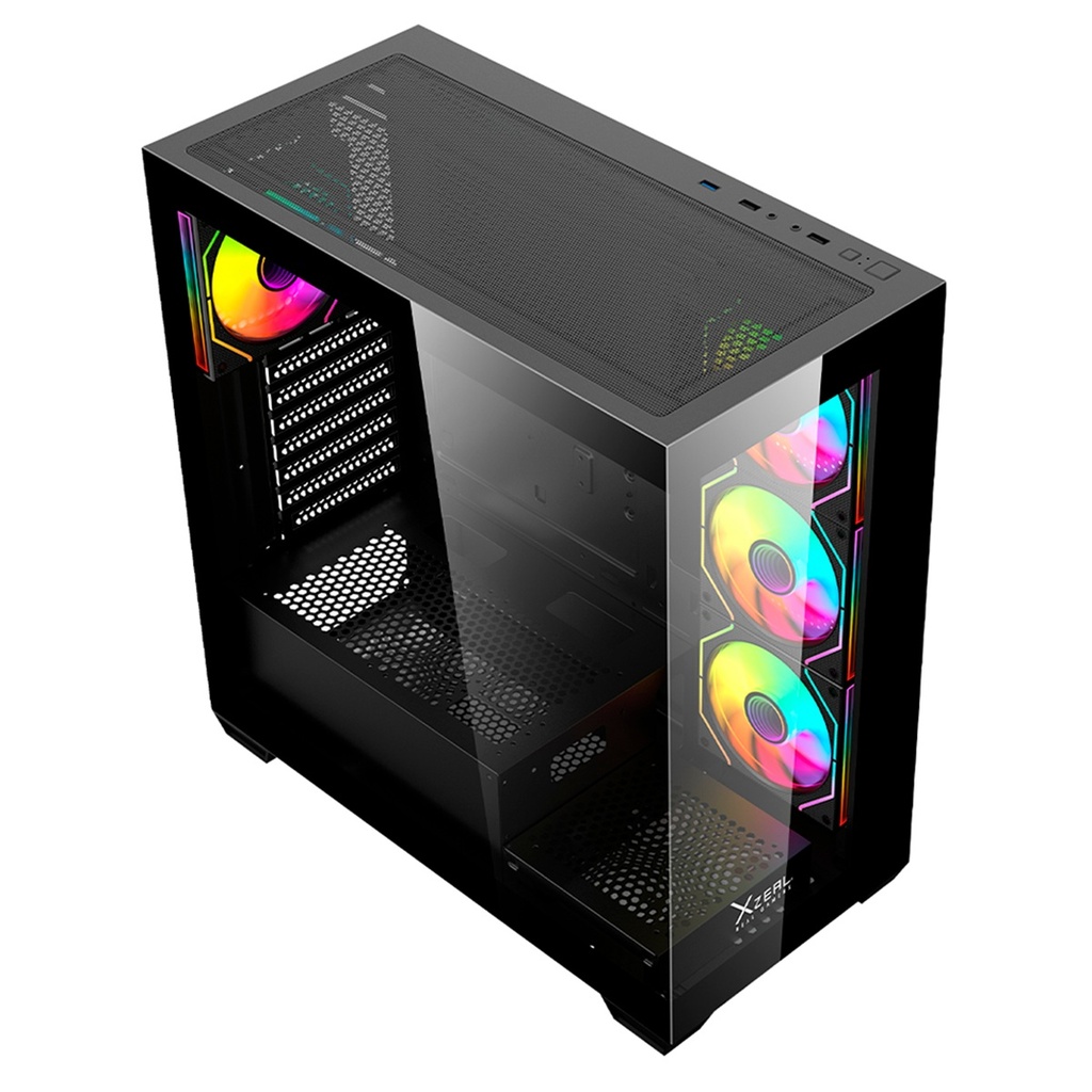 Gabinete Gamer ZXEAL YRDEN XZ-140 Mid-Tower ATX Sin Fuente de Poder