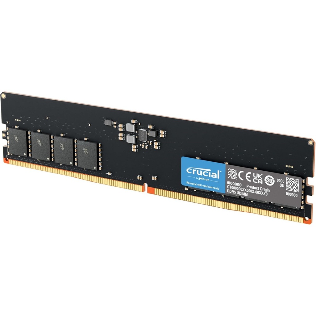 Memoria RAM Crucial CT16G48C40U5 DDR5 4800MHz 16GB CL40 XMP 