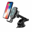 Soporte Argomtech para Celular Cargador Inalámbrico Rápido Brazo Telescópico 15W Rotación 360