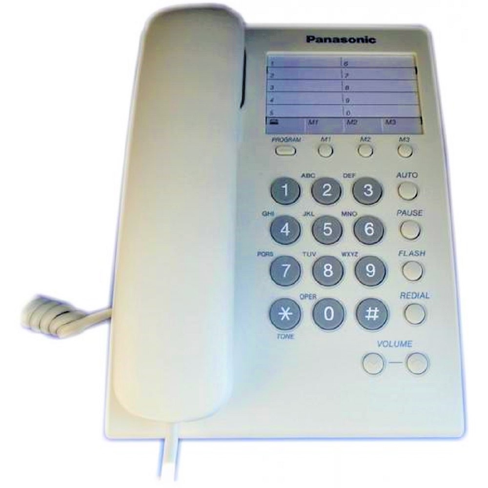 Teléfono Panasonic KX-TS550ME Alámbrico Analógico de 13 entradas