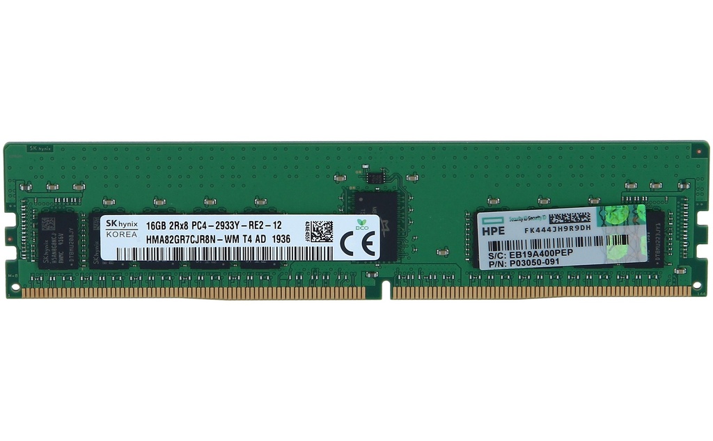 Memoria RAM HPE 16GB DDR4 2933MHz para servidor P00922-B21