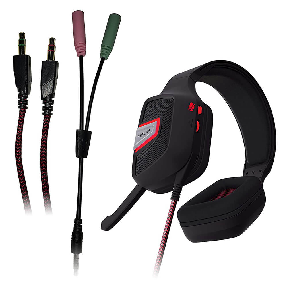 Audífonos Gamer Viper V330 Patriot STEREO Alámbrico 2.2 Metros 3.5mm