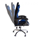 Silla Gamer Xzeal XZ05 Azul PVC Alto Desempeño Multiples Ajustes 115KG