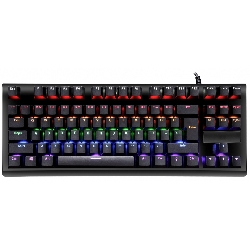 Teclado Alámbrico Ocelot Gamer Mecánico Switch Azul Plástico