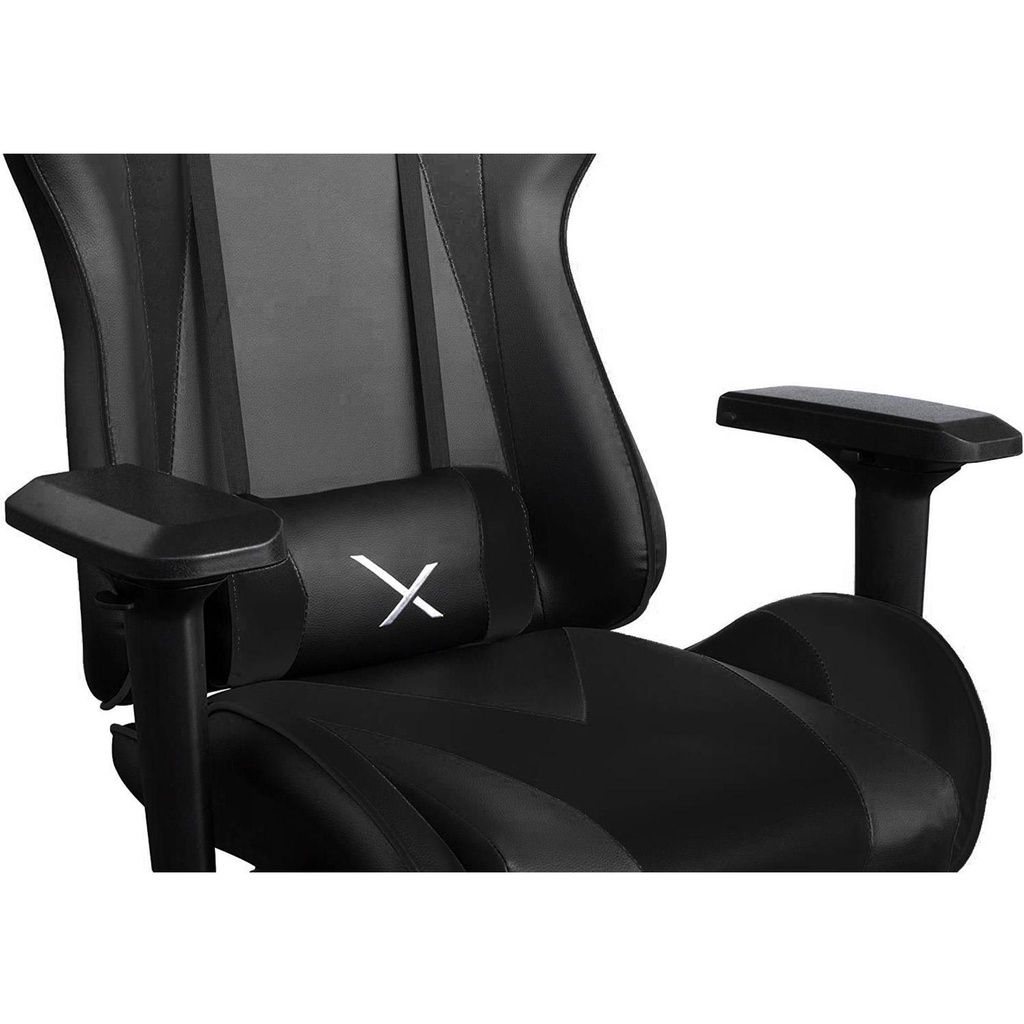 Silla Gamer Xzeal XZ10 Negra Giratoria Ajustable Pistón Clase 4 Inclinable