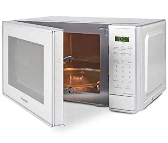 Horno Microondas Panasonic 0.7 Pies Silver Cristal Templado Panel Digital