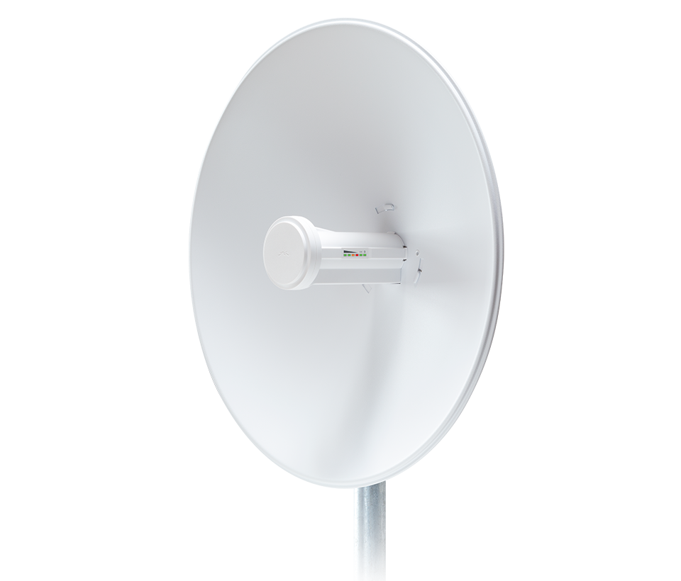 Antena Ubiquiti Networks Powerbeam M5 airMAX PBE-M5-400 5GHz 25dBi Exterior Rendimiento hasta 150 Mbps MIMO