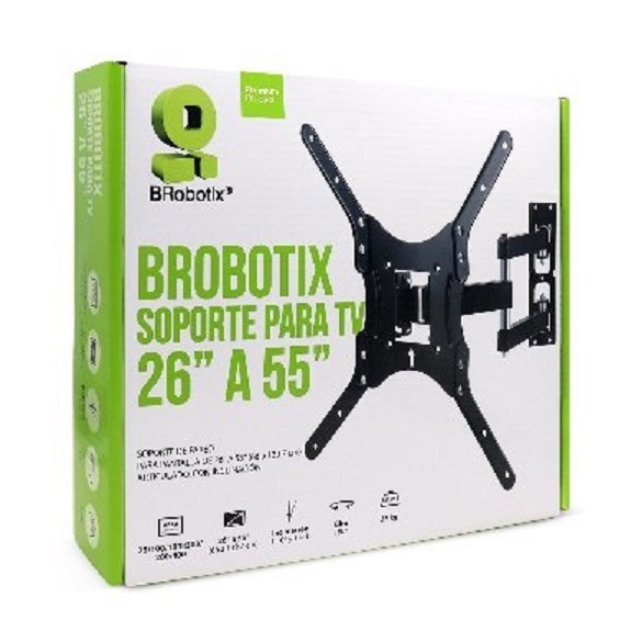 Brazo Articulado BRobotix Para Pantalla 26" - 55" Hasta 35Kg