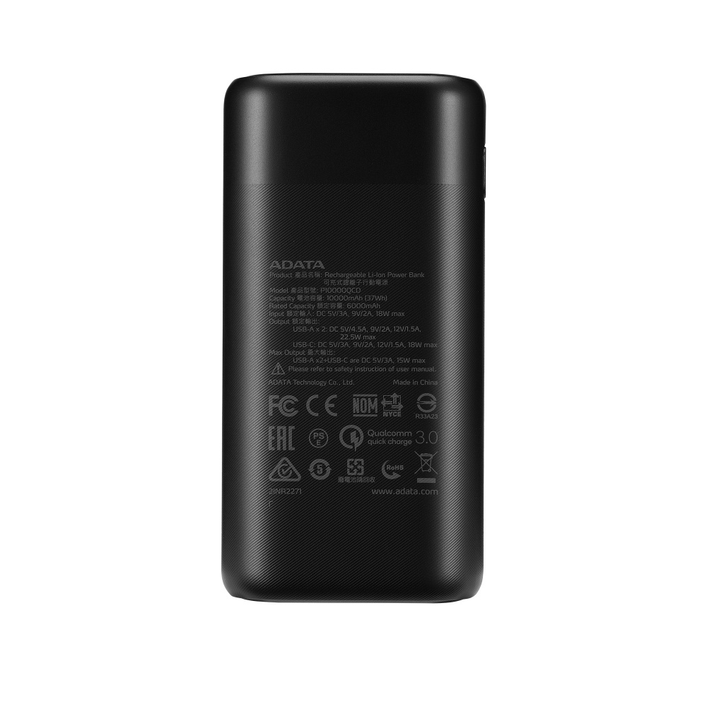 Cargador Portátil Adata P10000QCD 10.000mAh