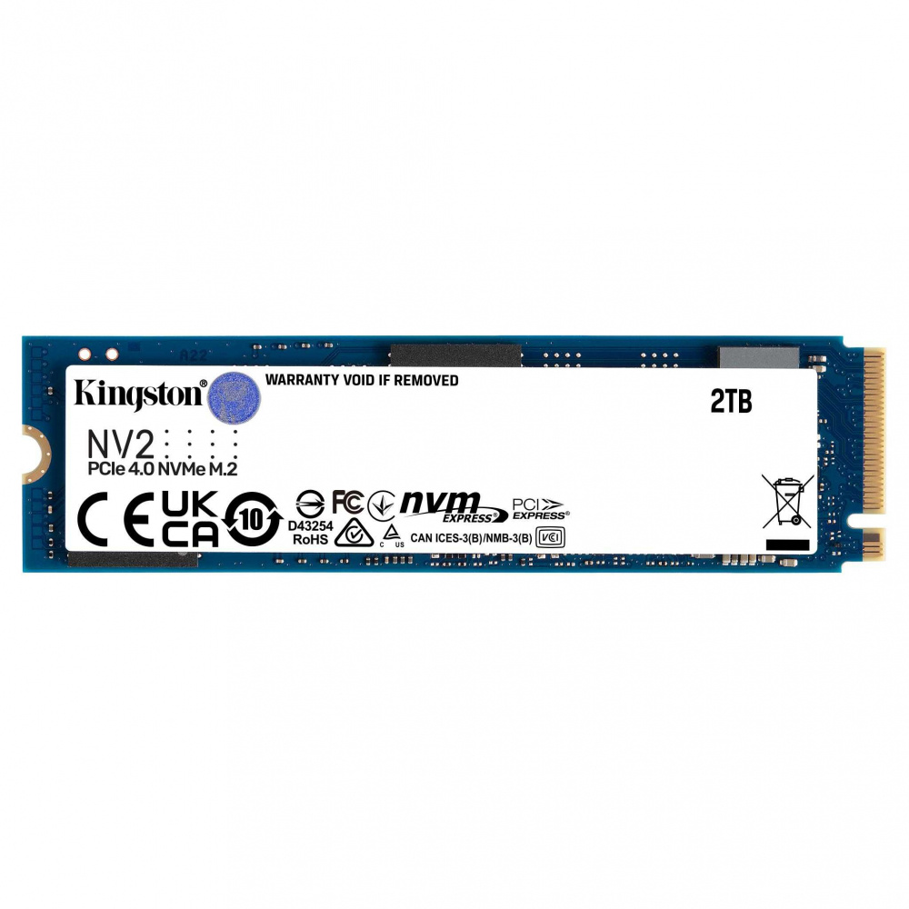 Unidad SSD Kingston NV2 NVMe 2TB PCI Express 4.0 M.2