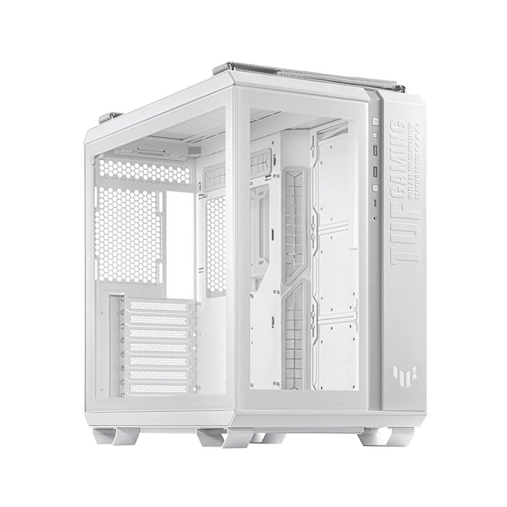 Gabinete ASUS TUF Gaming GT502 Con Ventana Midi-Tower ATX/Micro-ATX/Mini-ITX USB 3.2 Sin Fuente Sin Ventiladores Instalados