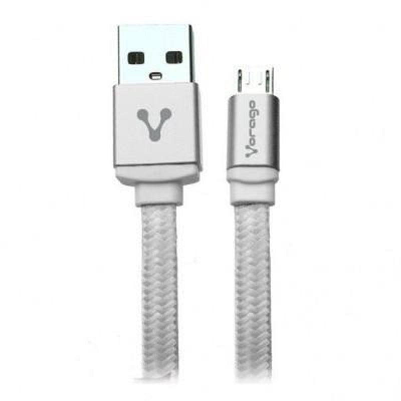 Cable USB 2.0 Vorago CAB-113-BLANCO USB A Macho - Micro USB B Macho 1 Metro