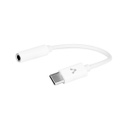 Adaptador USB-C Macho - 3.5mm Hembra Vorago Blanco