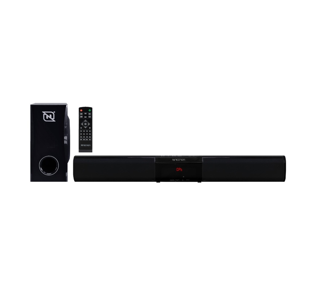 Barra de Sonido con Subwoofer Necnon NSB-01W Bluetooth 3.5mm USB