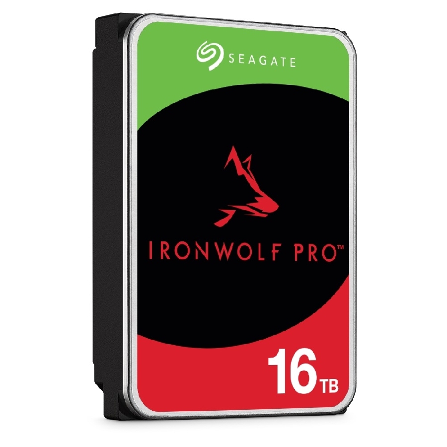 Disco duro interno seagate 16tb 3.5 st16000nt001 7200rpm ironwolf pro