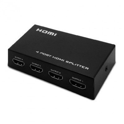 Video splitter hdmi brobotix 4 a 1pc 4k-2k, negro