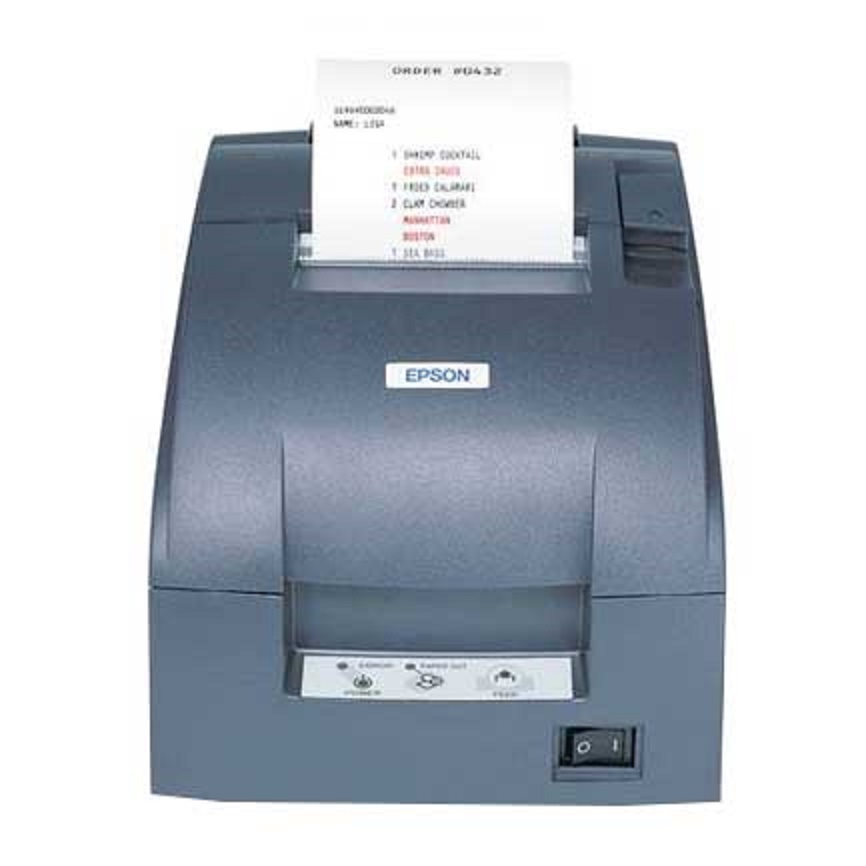 Impresora De Tickets Matriz De Puntos Epson TM-U220D Serial Incluye Fuente De Poder Sin Cables