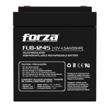 Forza battery 12v 4.5amp fub-1245 -