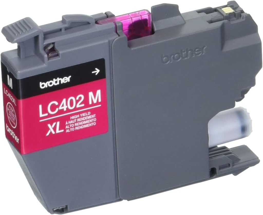 Cartucho De Tinta Brother LC402XLMS Alto Rendimiento Magenta Rinde 1500 Páginas