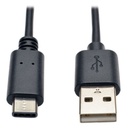 U038-006 tripp lite cable usb-a a usb-c, usb 2.0, (m m), 1.83 m [6 pies] hasta 25 años de garantia.