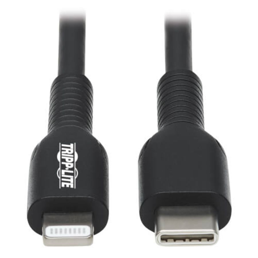 Cable usb tripp-lite m102-01m-bk cable de sincronizacion y carga usb c a lightning (m