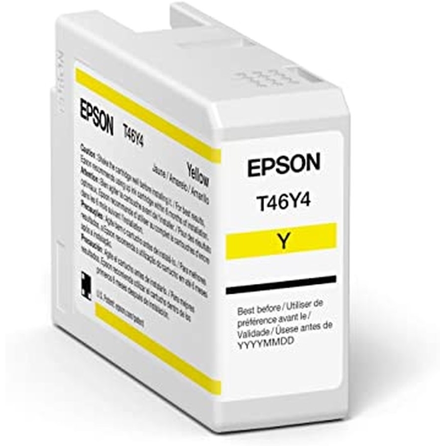 Cartucho epson modelo t46y amarillo, para p900 (50 ml)