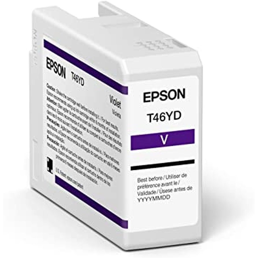 Cartucho epson modelo t46y violeta, para p900 (50 ml)