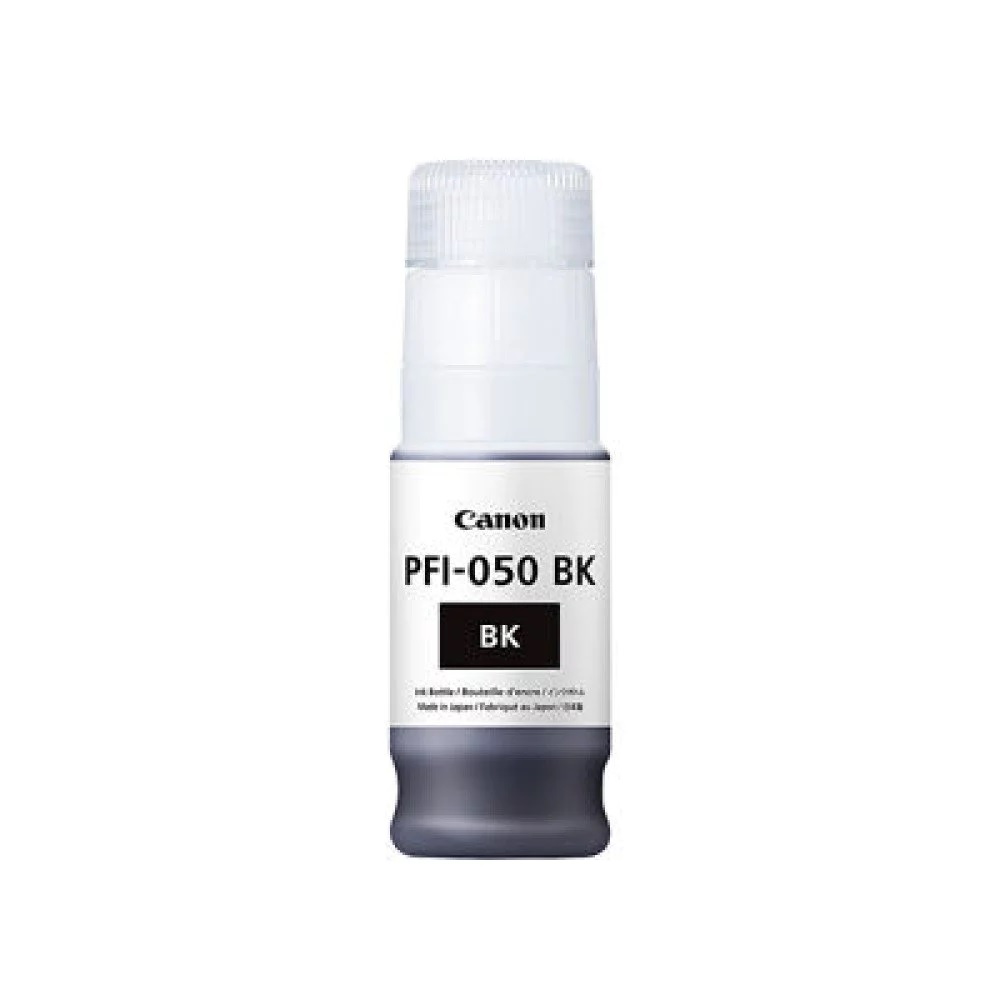 Tanque De Tinta Canon PFI-050 Negro 70ml Para imagePROGRAF TC-20