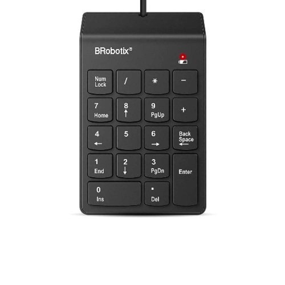 Teclado Numérico BRobotix 963234 Alámbrico USB