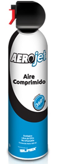 Aire comprimido silimex aerojet 360, 660ml. para mantenimiento preventivo