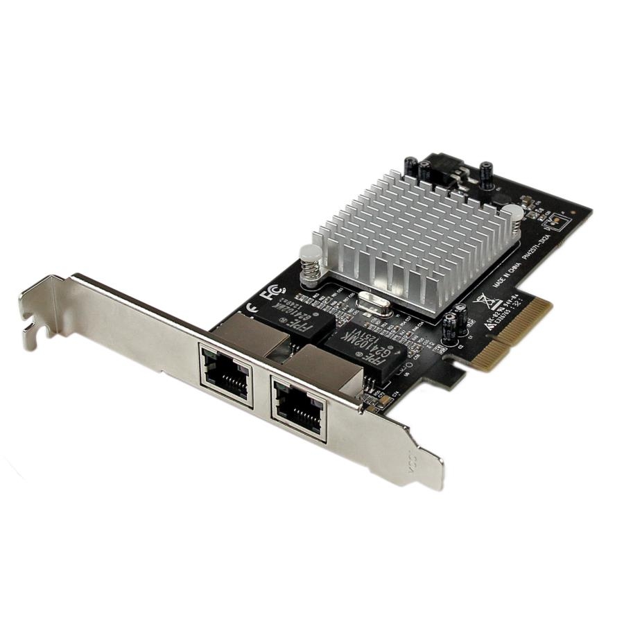 Tarjeta pci express adaptador de red pci express pci-e gigabit ethernet con 2 puertos rj45 de 1gbps y chipset intel i350 - start