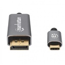 Cable adaptador manhattab usb-c a displayport 8k@60hz 354844