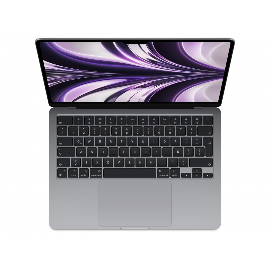 Macbook air 13 pulgadas chip m2 de apple con cpu de 8 nucleos y gpu de 10 nucleos