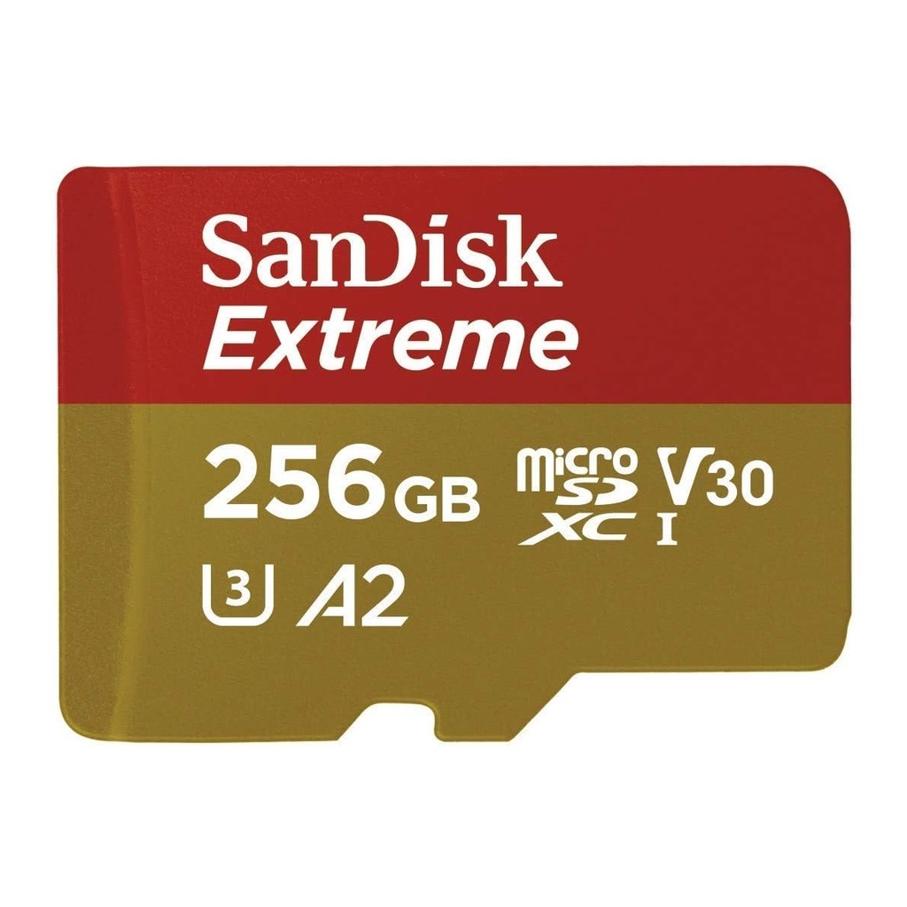 Memoria Flash SanDisk Extreme 256GB microSDXC UHS-I Clase 3