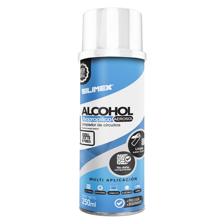 Alcohol isopropilico aerosol 250 ml silimex