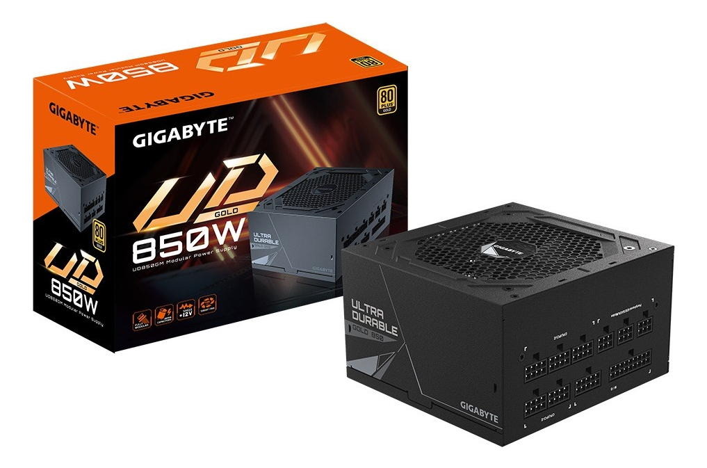 Fuente de poder gigabyte 850w 80 plus gold negro atx modular