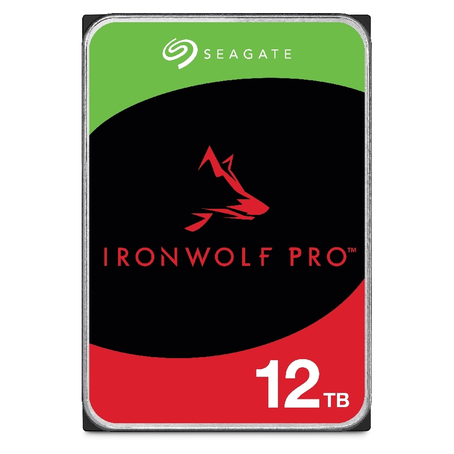 Disco duro interno 12tb seagate ironwolf pro 3.5 escritorio sata3 6gb