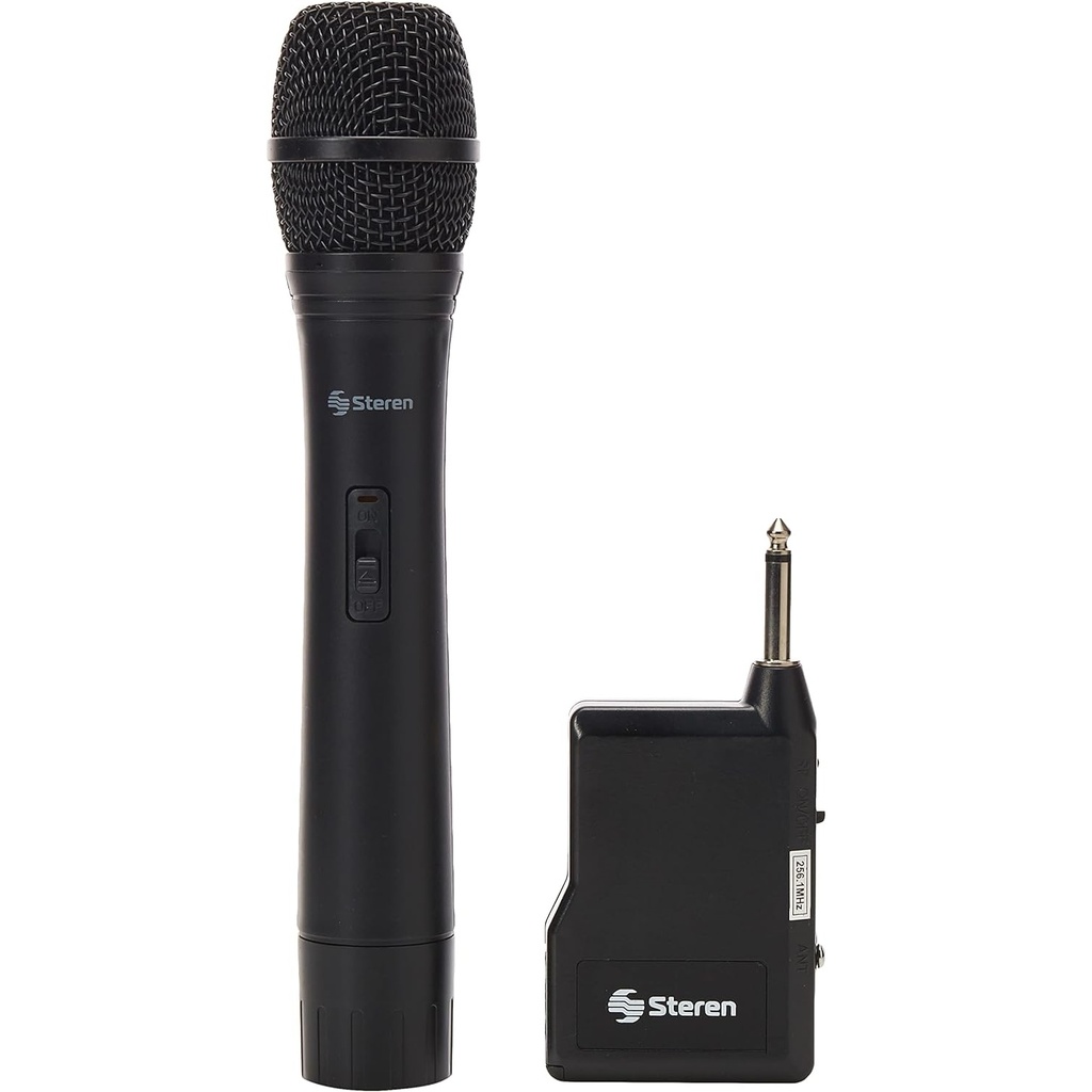 Micrófono Steren MIC-285 Inalámbrico Con Receptor Multiconexion