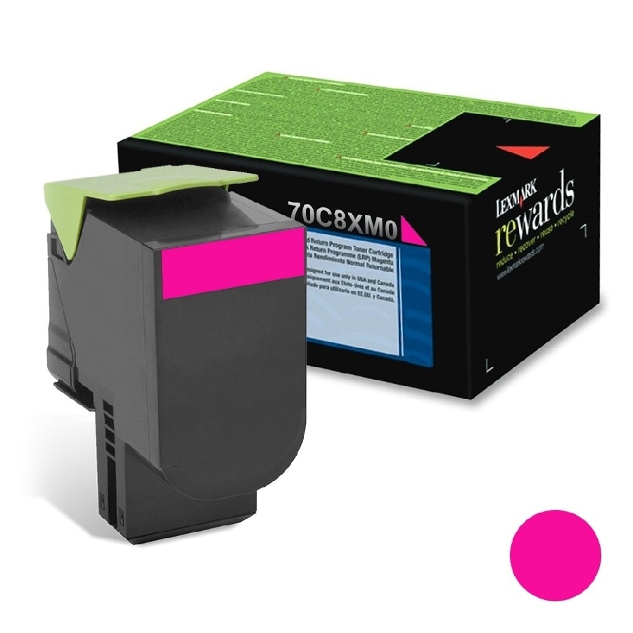 Toner lexmark magenta ultra alto rendiemiento cx622ade cs52