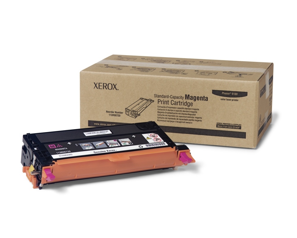 Toner xerox magenta estandar 2k phaser 6180