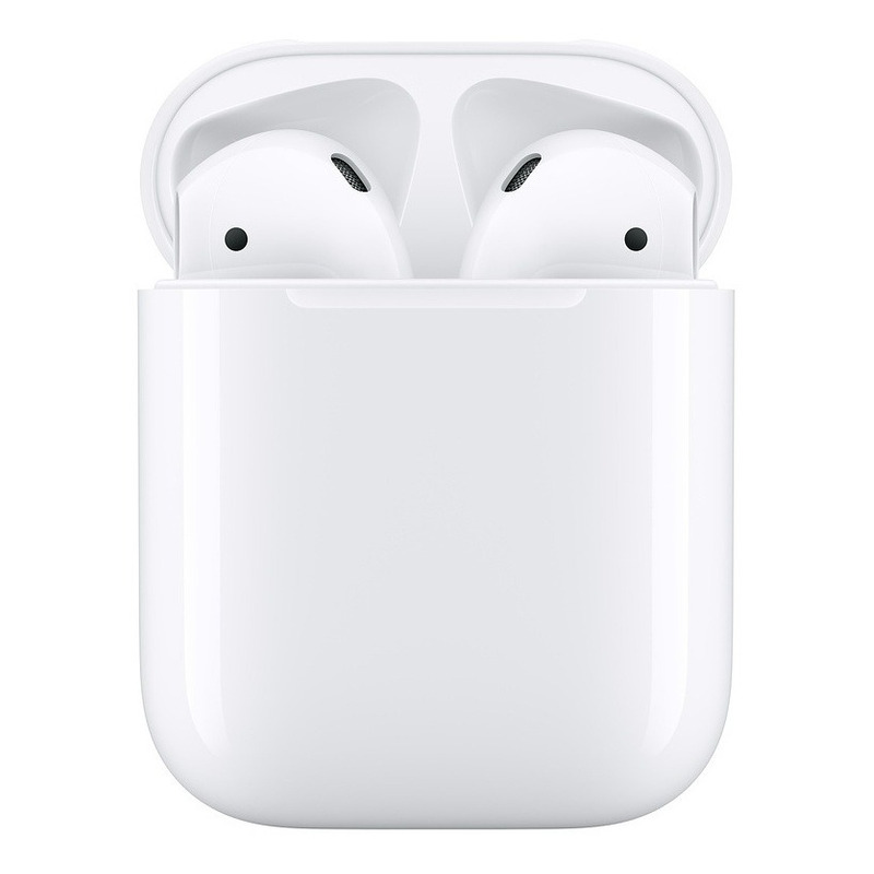 Audífonos AirPods Apple 2da Generación Inalámbrico Bluetooth Blanco Incluye Estuche de Carga Alámbrico