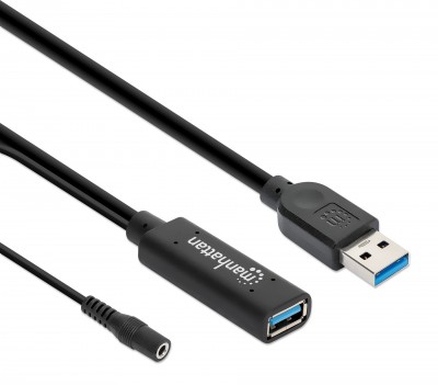 153768 cable usb v3.0 ext. activa 15.0m negro -