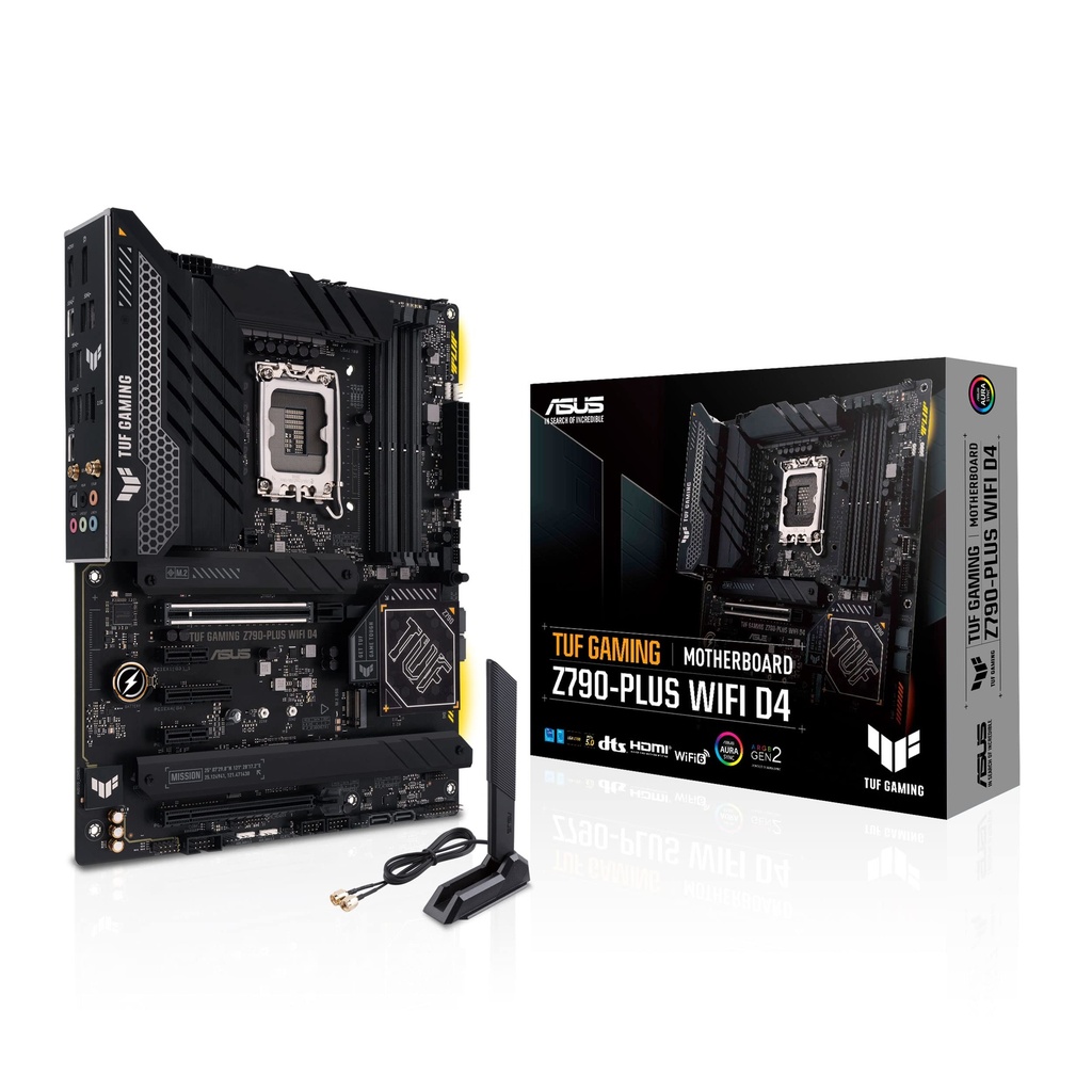 Tarjeta madre asus tuf gaming z790-plus wifisocket 1700 13a 4*ddr5 hdmi dp pci-e 5.0 wifi6e atx